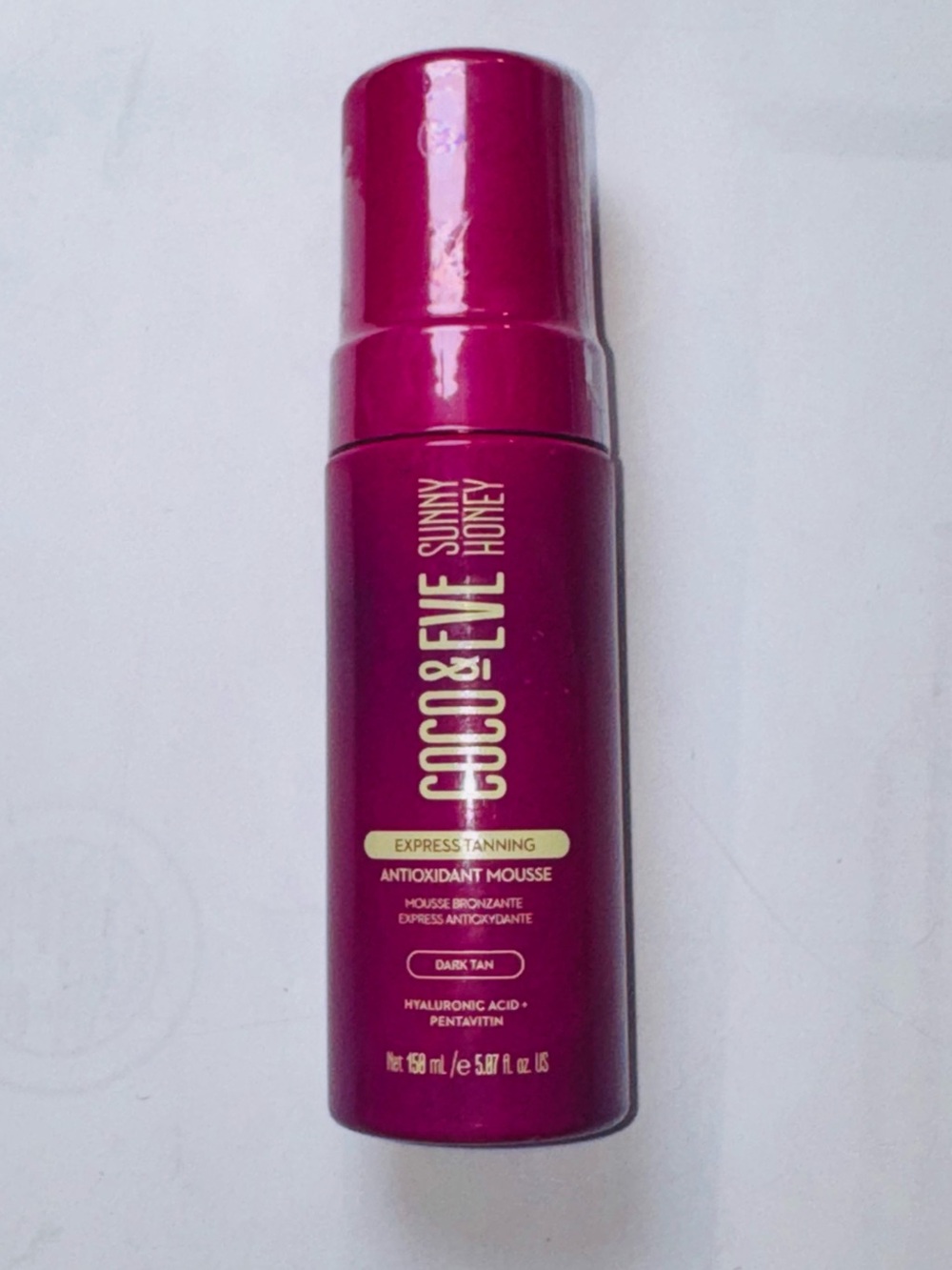 Coco & Eve Sunny Honey Express Tanning Mousse - dark tan
